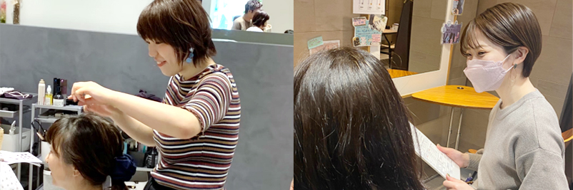 >1日の施術人数は3~4人のマンツーマン制